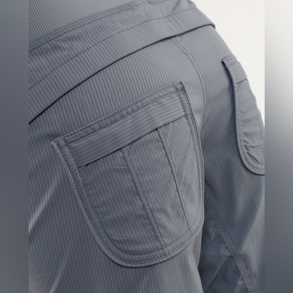 Lululemon Quick Step Studio Pant Blurred Grey Swift Long Tall Ruched Convertible - Picture 4 of 10